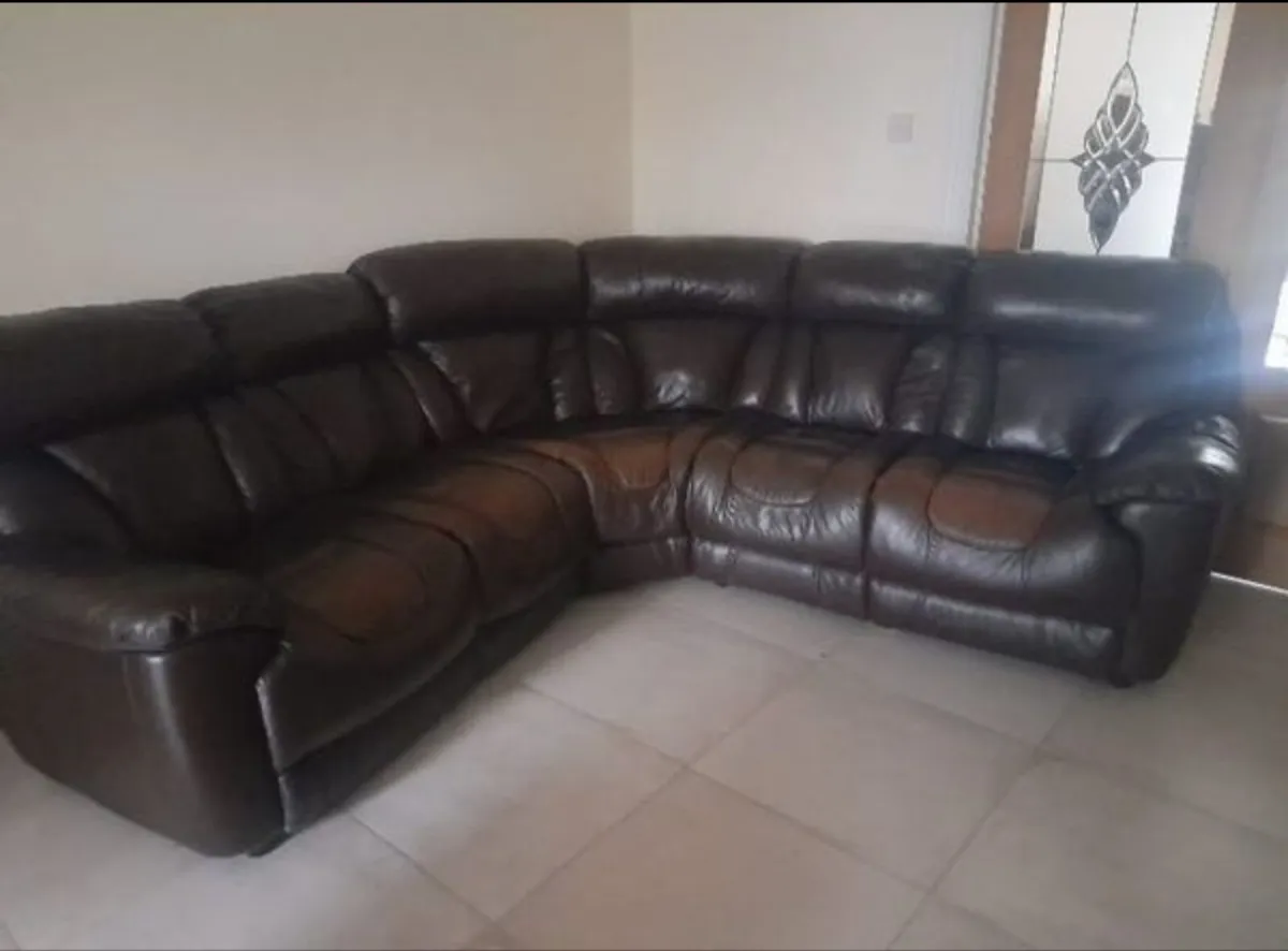 Leather Corner suite - Image 2