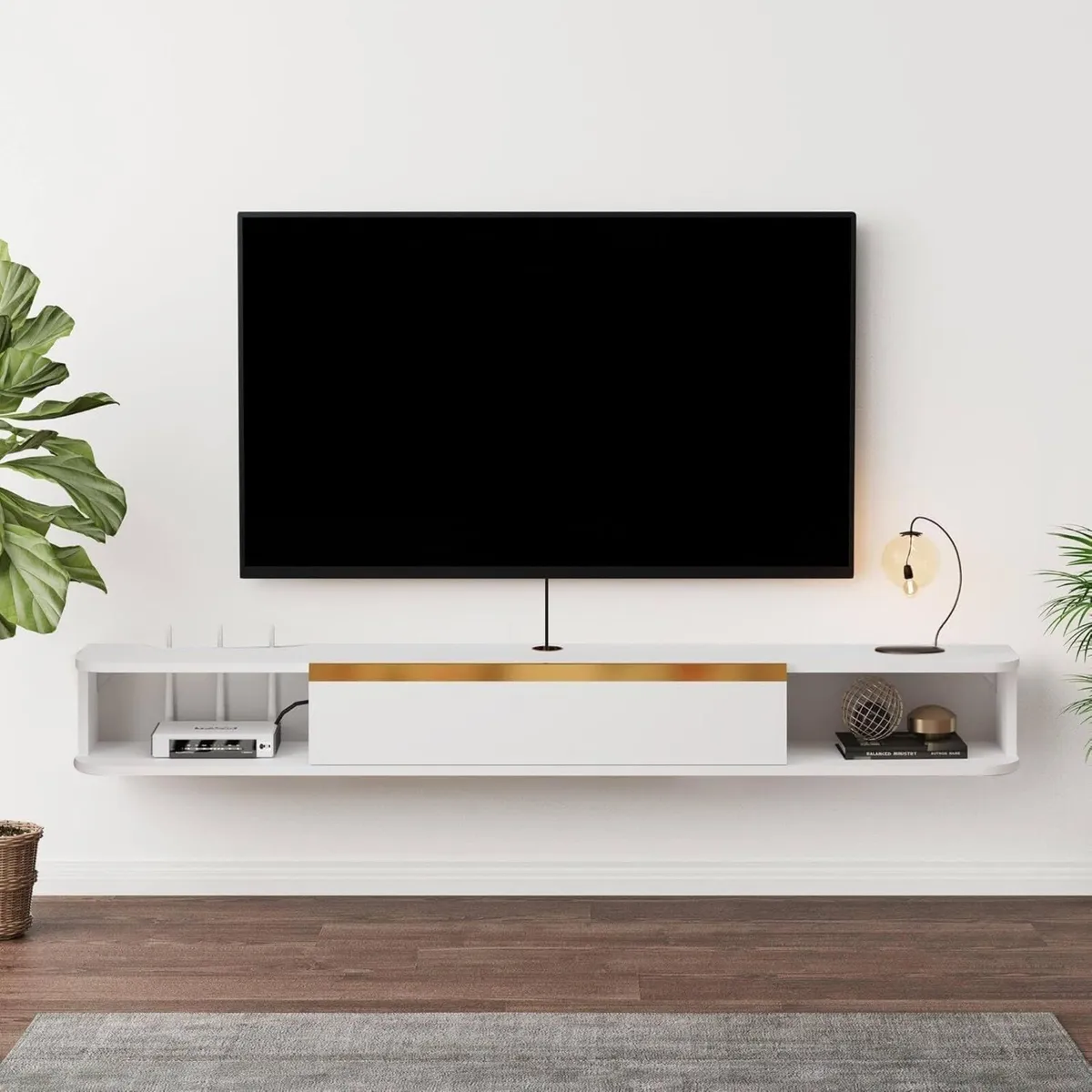 Floating TV Stand Wall Mounted Entertainment - Image 1