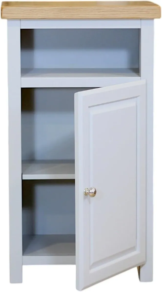 urniture Cashmere Grey Slim Cabinet Bathroom - Image 3