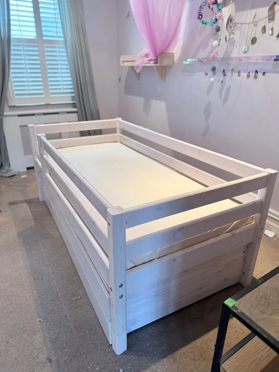 Kids Bed with Extra Bed and Drawers, Irish Made - Image 1