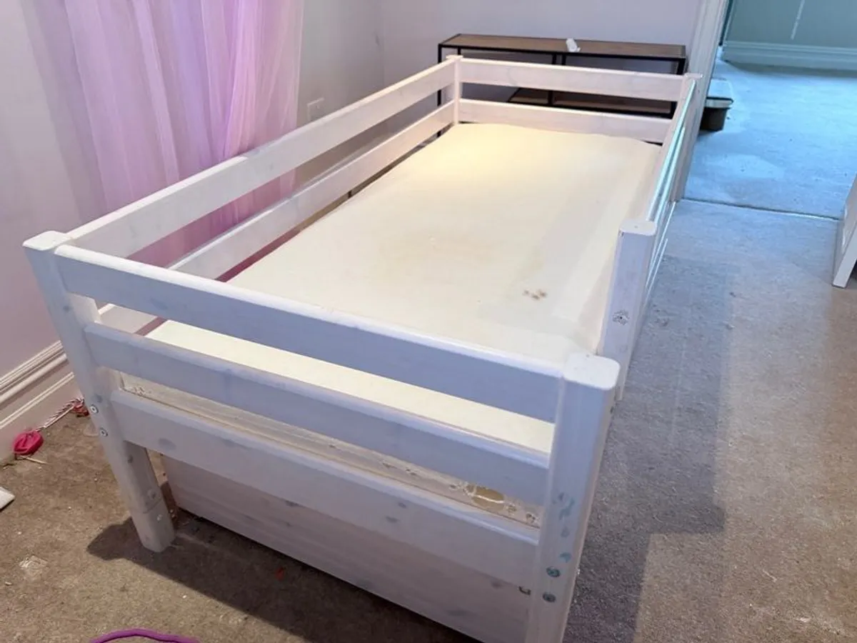 Kids Bed with Extra Bed and Drawers, Irish Made - Image 2