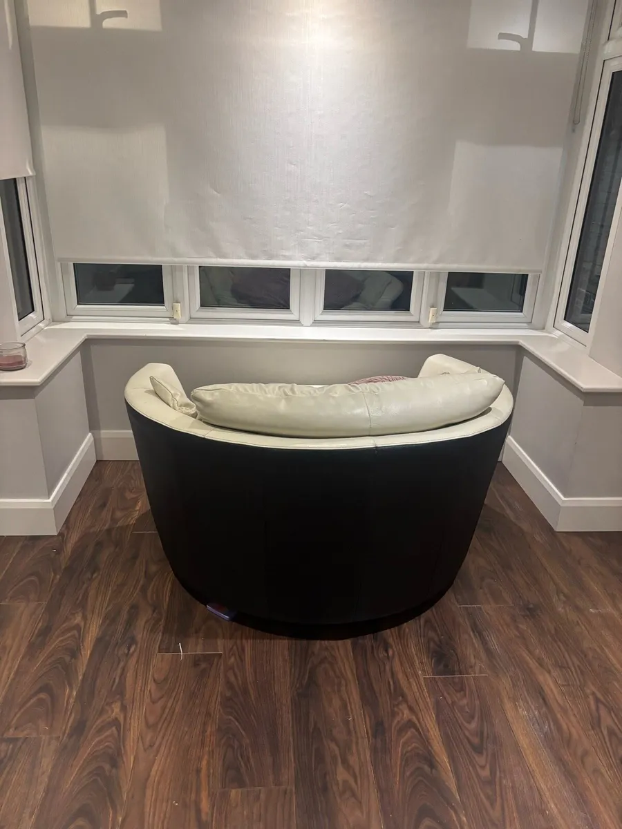 ** Cream and Black Sofa from DFS ** - Image 3