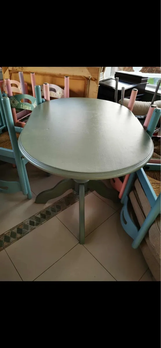 Pretty coloured Tables & Sugan Chaits - Image 3