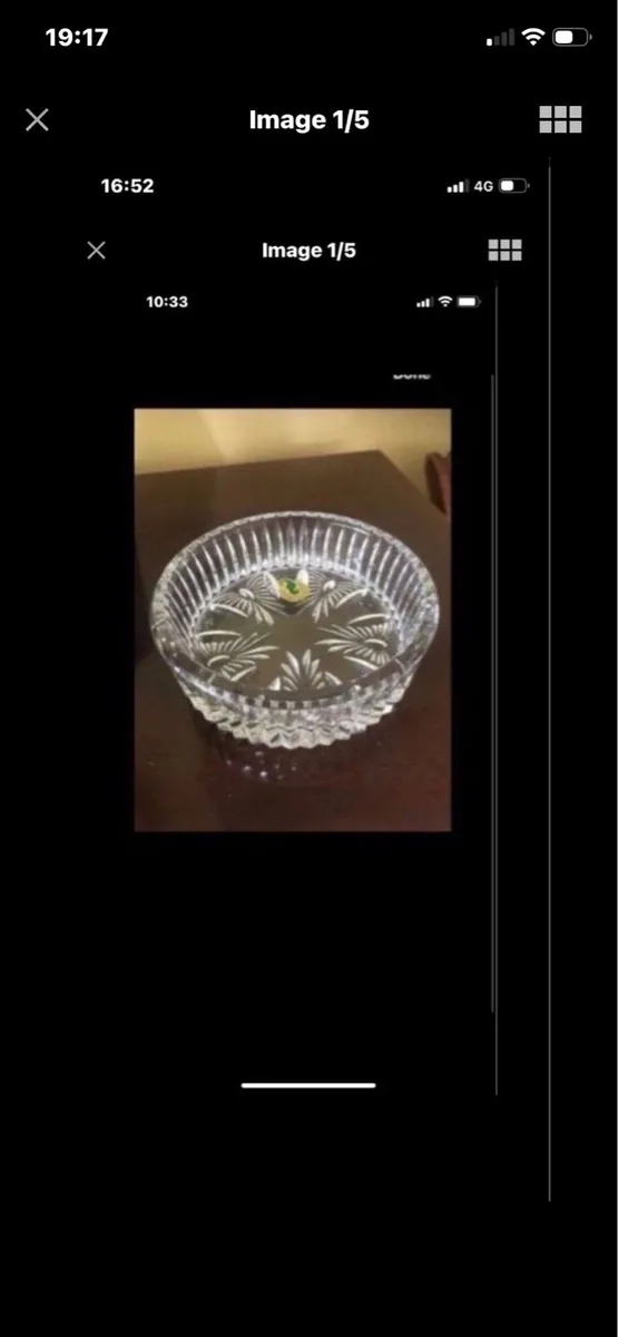 Waterford Crystal Millennium Wine Bottle Coaster - Image 1