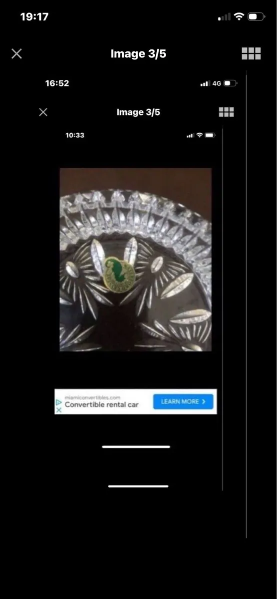 Waterford Crystal Millennium Wine Bottle Coaster - Image 3