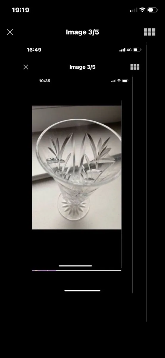 Vintage Waterford Crystal Vase - Image 3