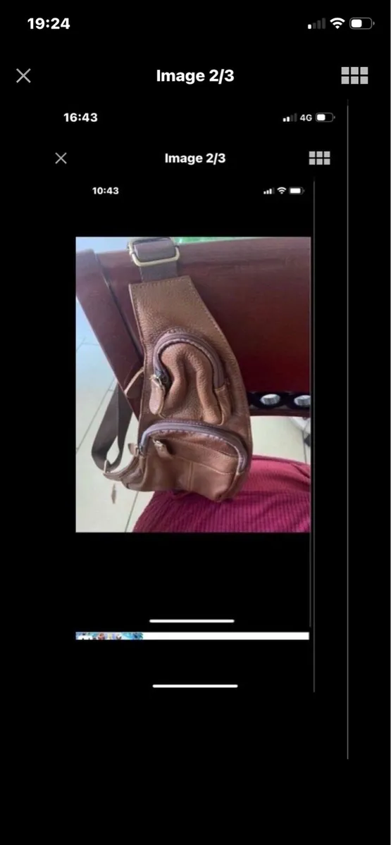 New Leather Shoulder/ Saddle Bag - Image 2