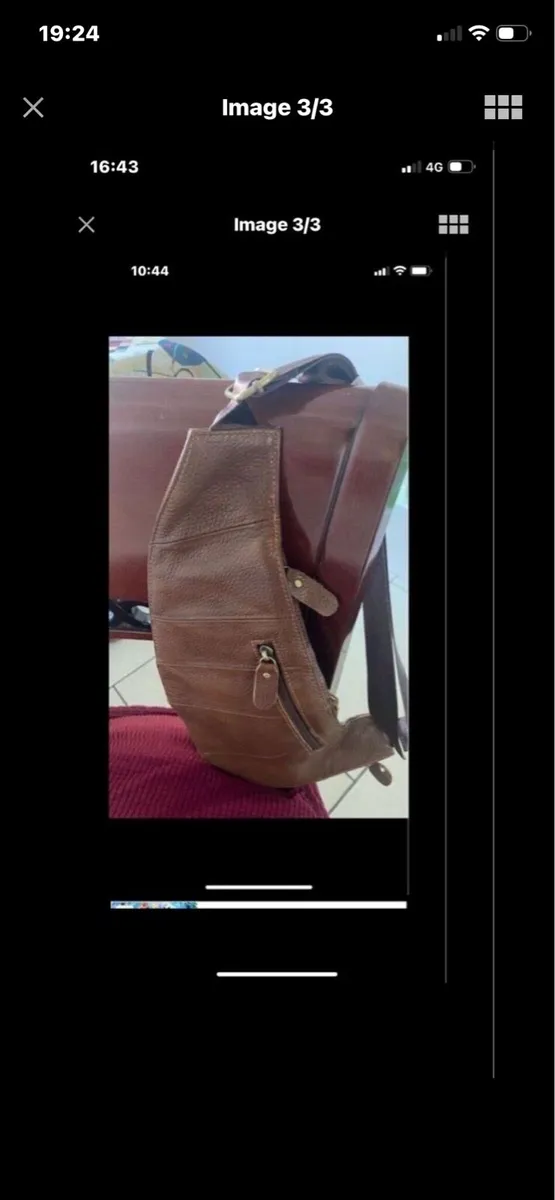 New Leather Shoulder/ Saddle Bag - Image 3