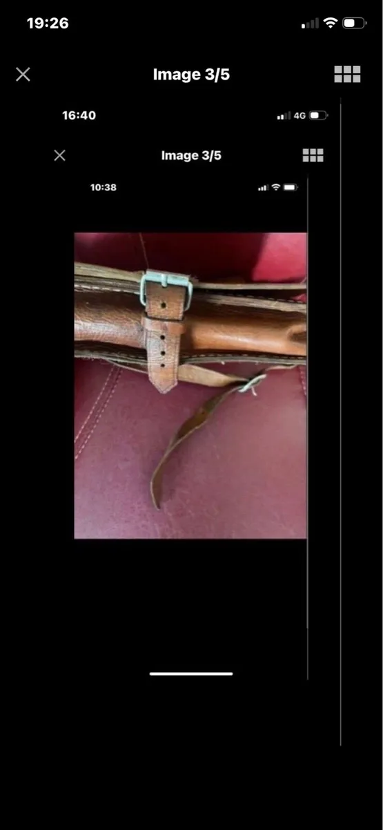 Vintage Leather Satchel - Image 3