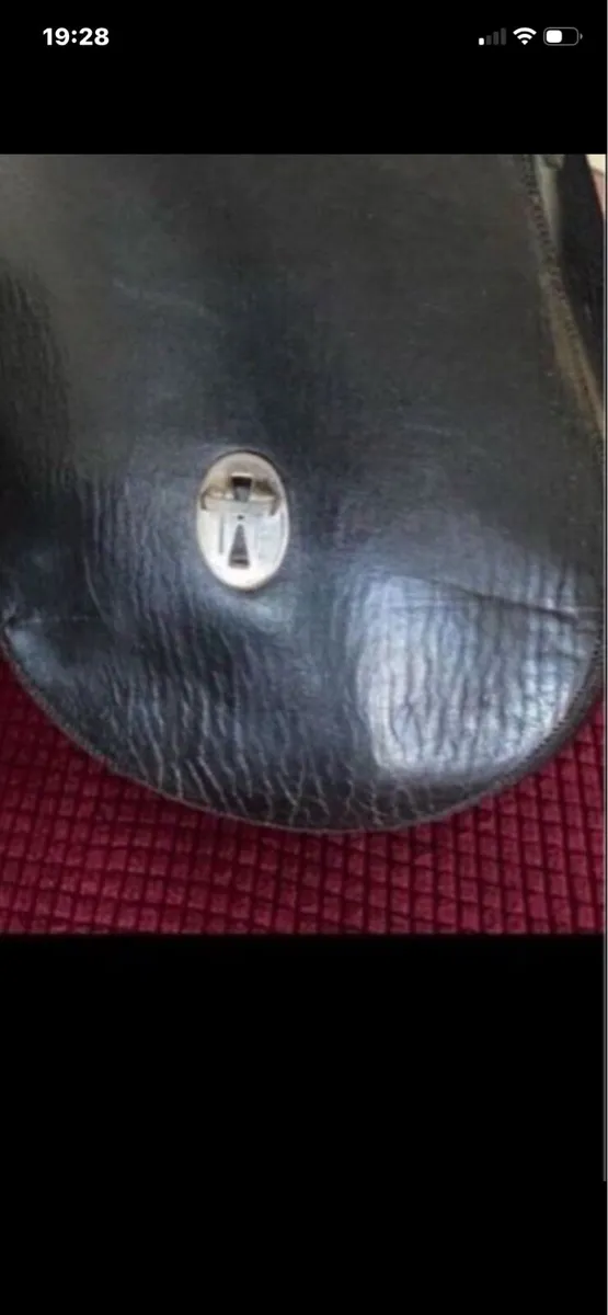 Vintage leather Shoulder Bag - Image 4