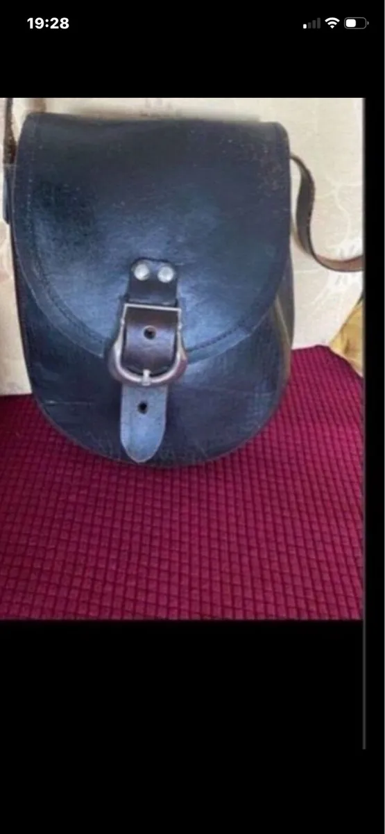 Vintage leather Shoulder Bag - Image 1