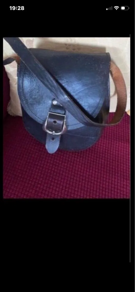 Vintage leather Shoulder Bag - Image 3