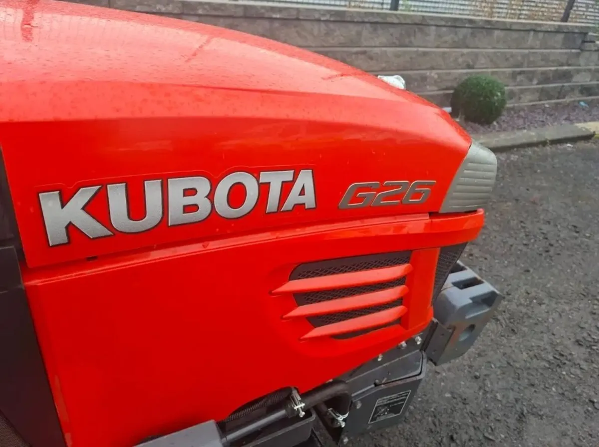 Kubota G26 high tip ride on mower lawnmower 400 hr - Image 4