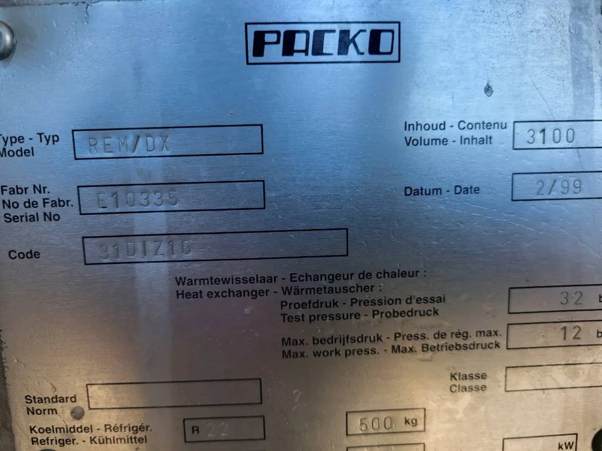 3100 l packo milk tank - Image 2
