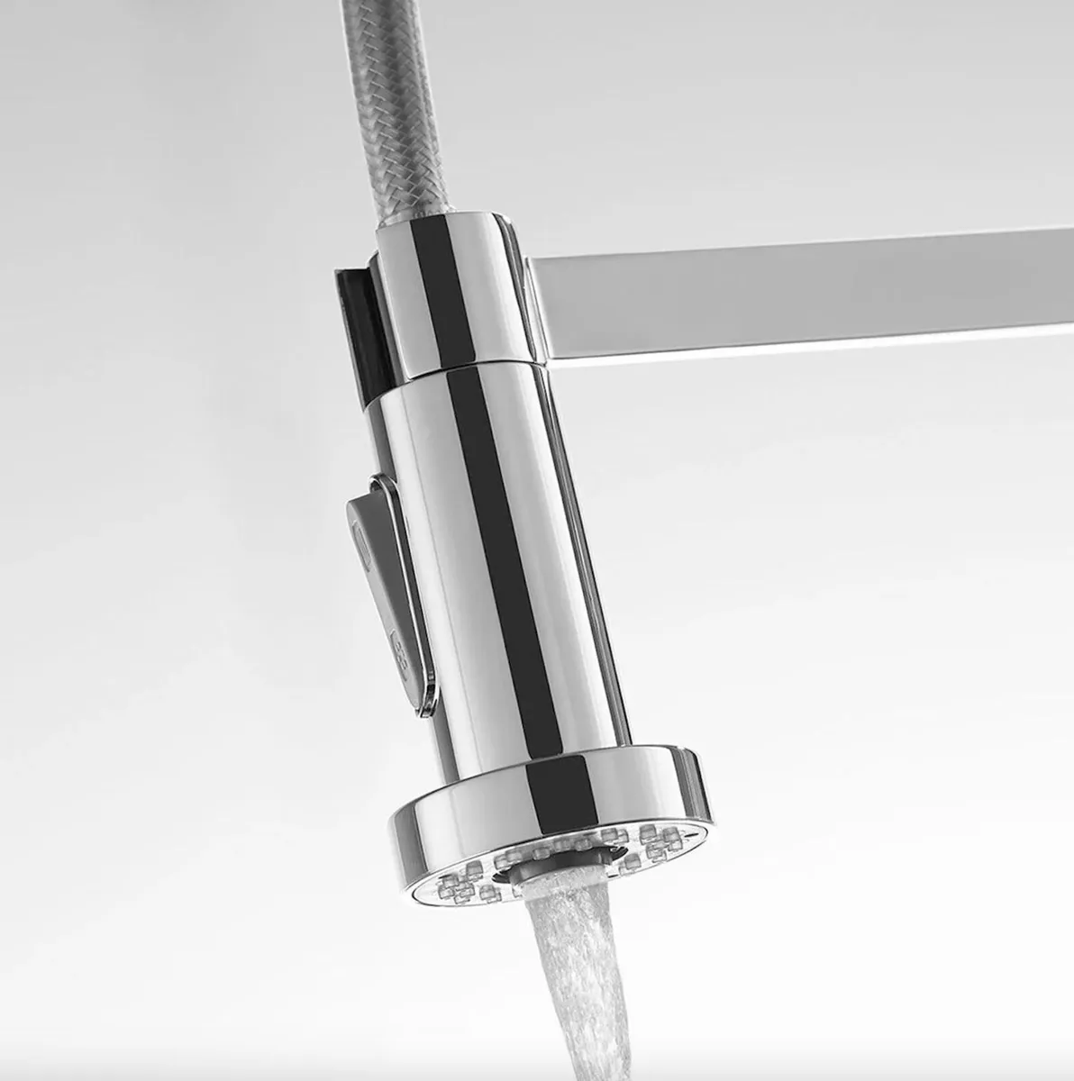 Pull-Out Kitchen Sink Rinser Tap | Chrome - Image 2