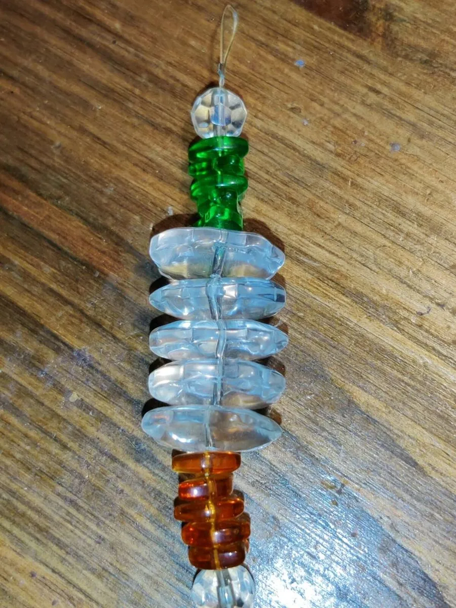 HUGE GENUINE IRISH CRYSTAL,Hanging Colourful Piece - Image 2