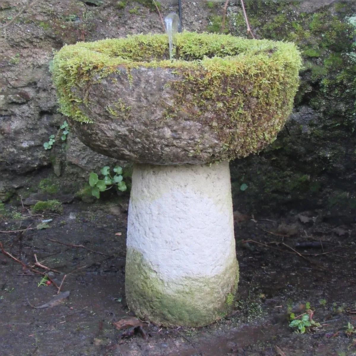 Garden Water Feature Fountain – Solid Stone Bowl - Image 2