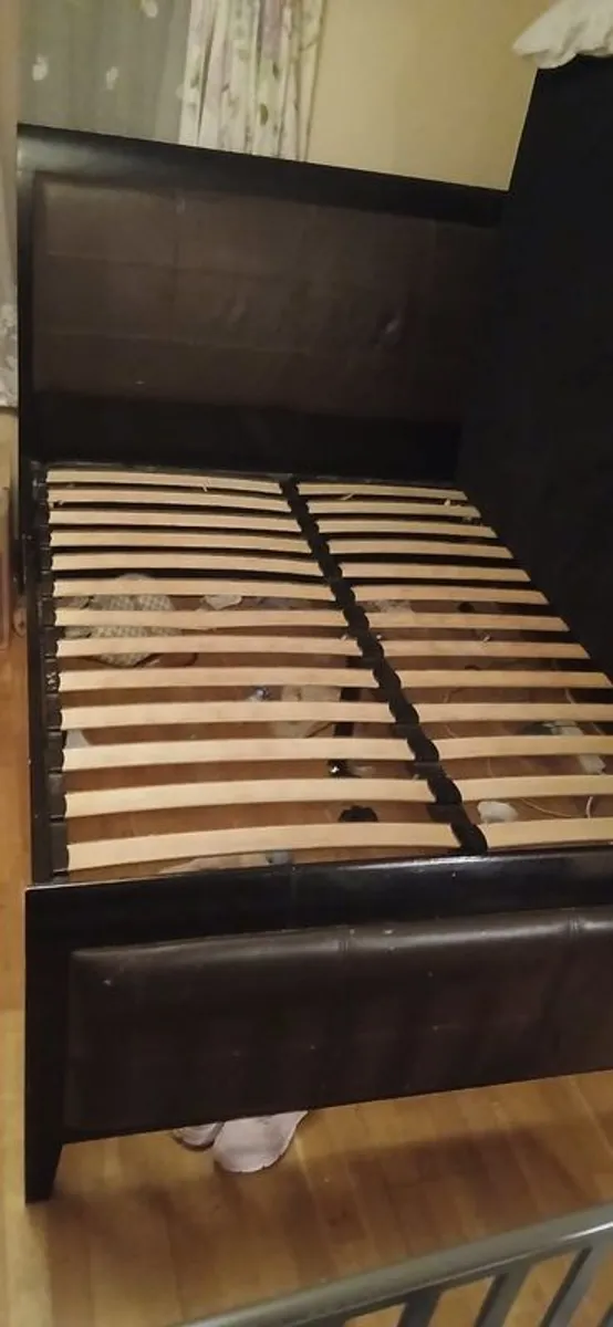 super king bed with mattress - Image 2