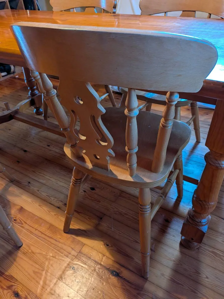 Dining table with 4 chairs - Image 4