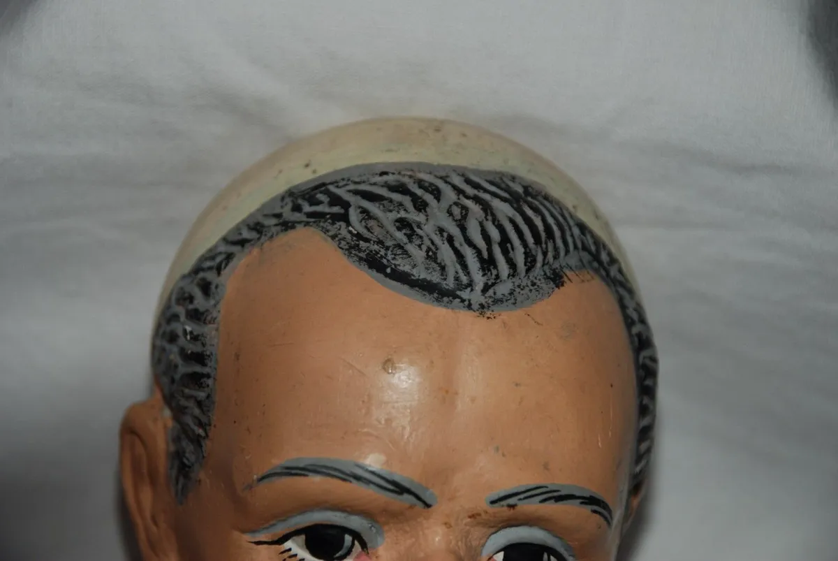 POPE PIUS XII Vtg 1950s Chalk ware Figure Statu - Image 2