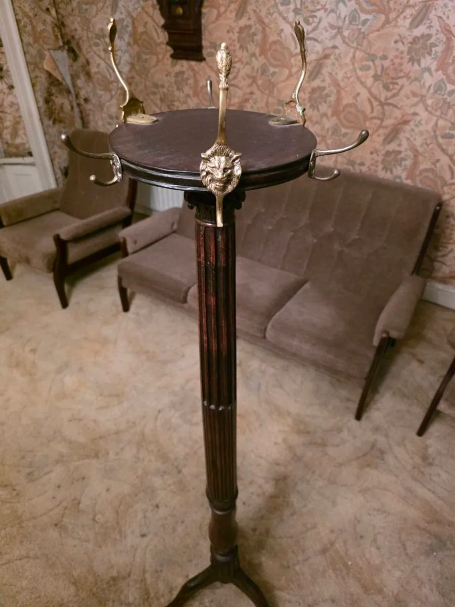 Wooden hall coat stand - Image 2