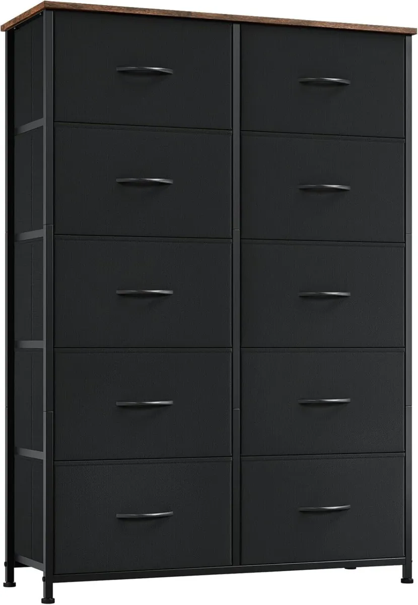 Tall Chest of Drawers for Bedroom with 10 Wide - Image 1
