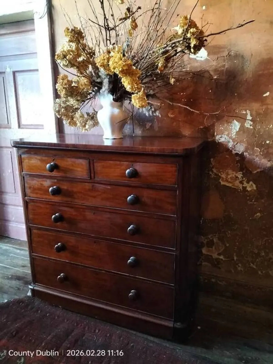 Victorian mahogany Chest of Drawers - Image 1