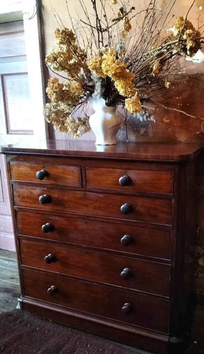 Victorian mahogany Chest of Drawers - Image 2