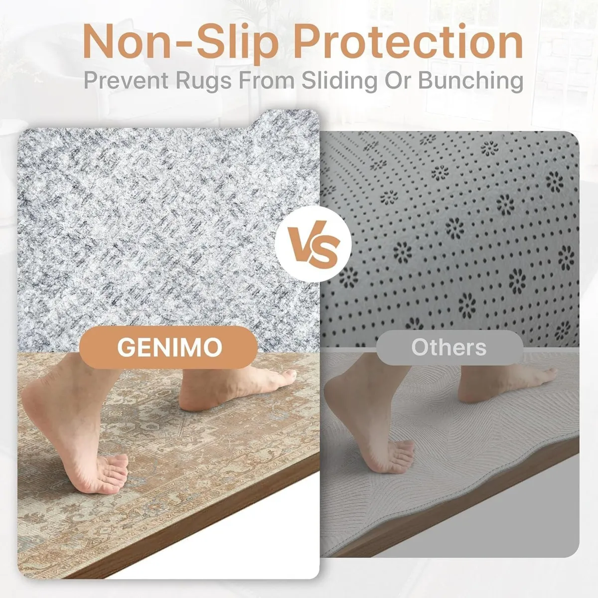 Large Washable Rugs for Living Room 200x290cm - Image 3