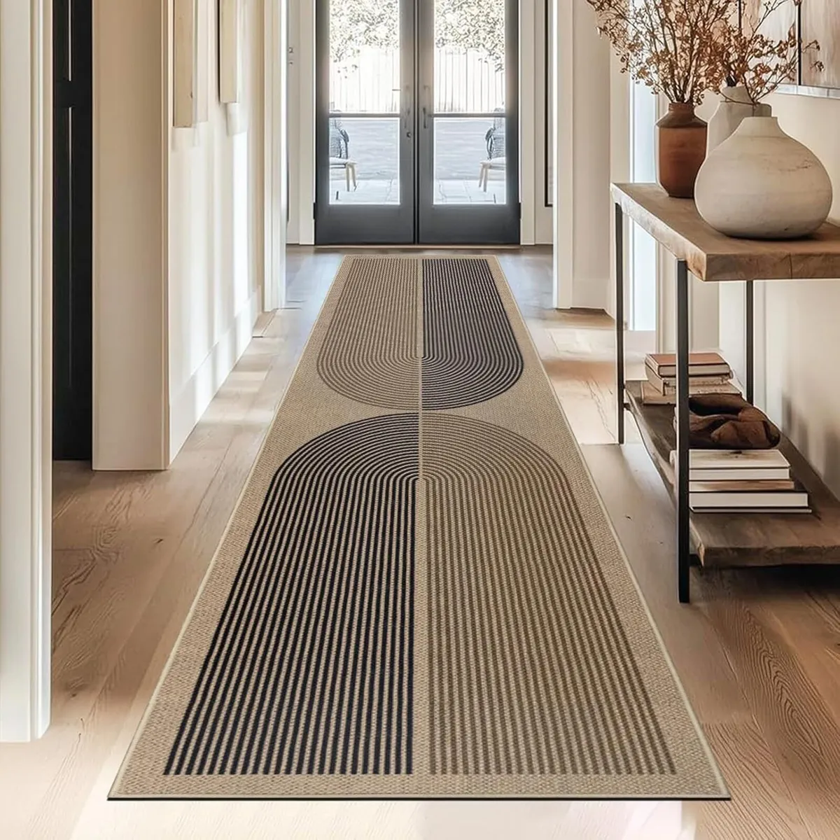 Runner Rug for Entryway 80x300cm Non-Slip Hallway - Image 1