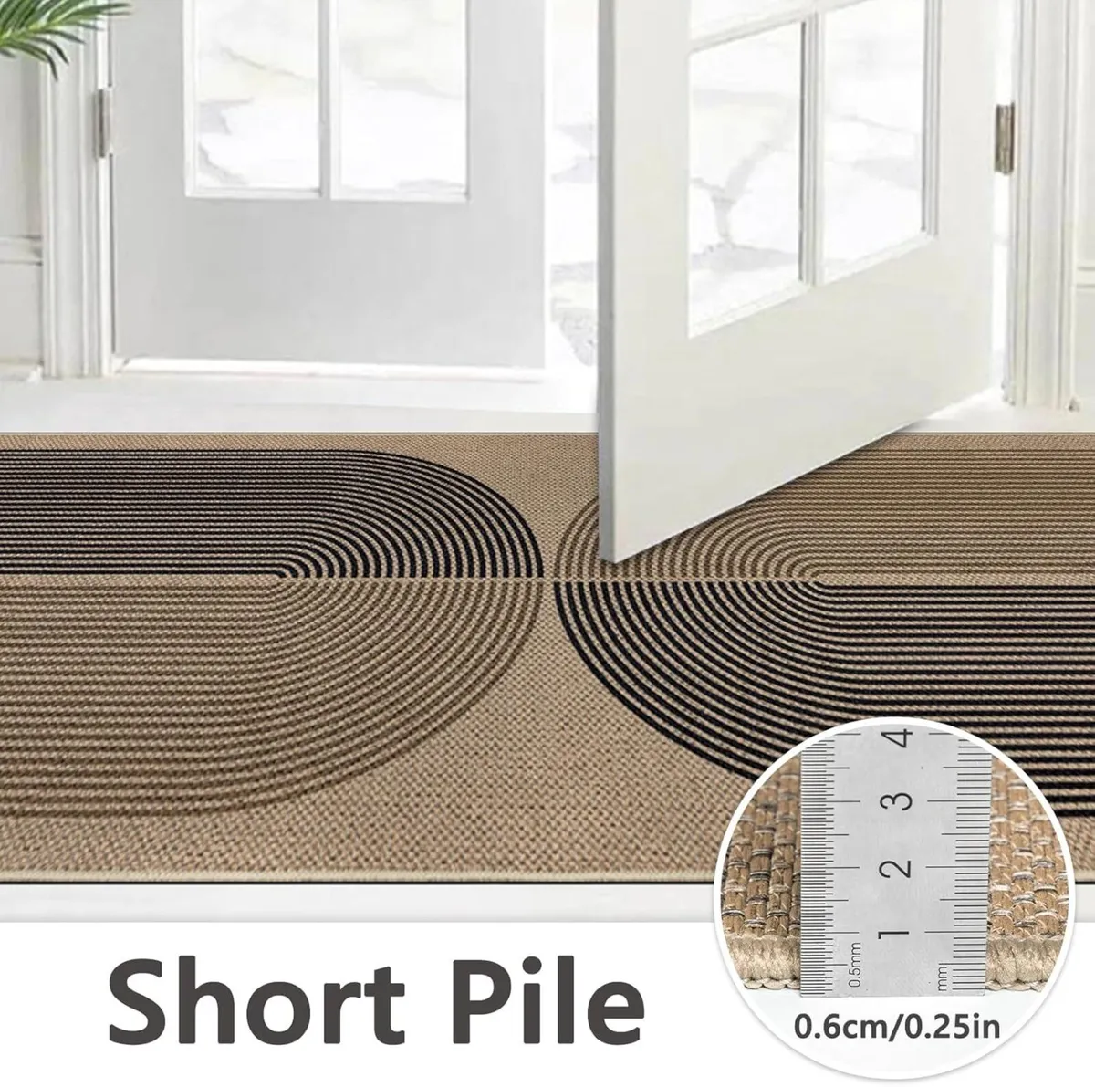 Runner Rug for Entryway 80x300cm Non-Slip Hallway - Image 3