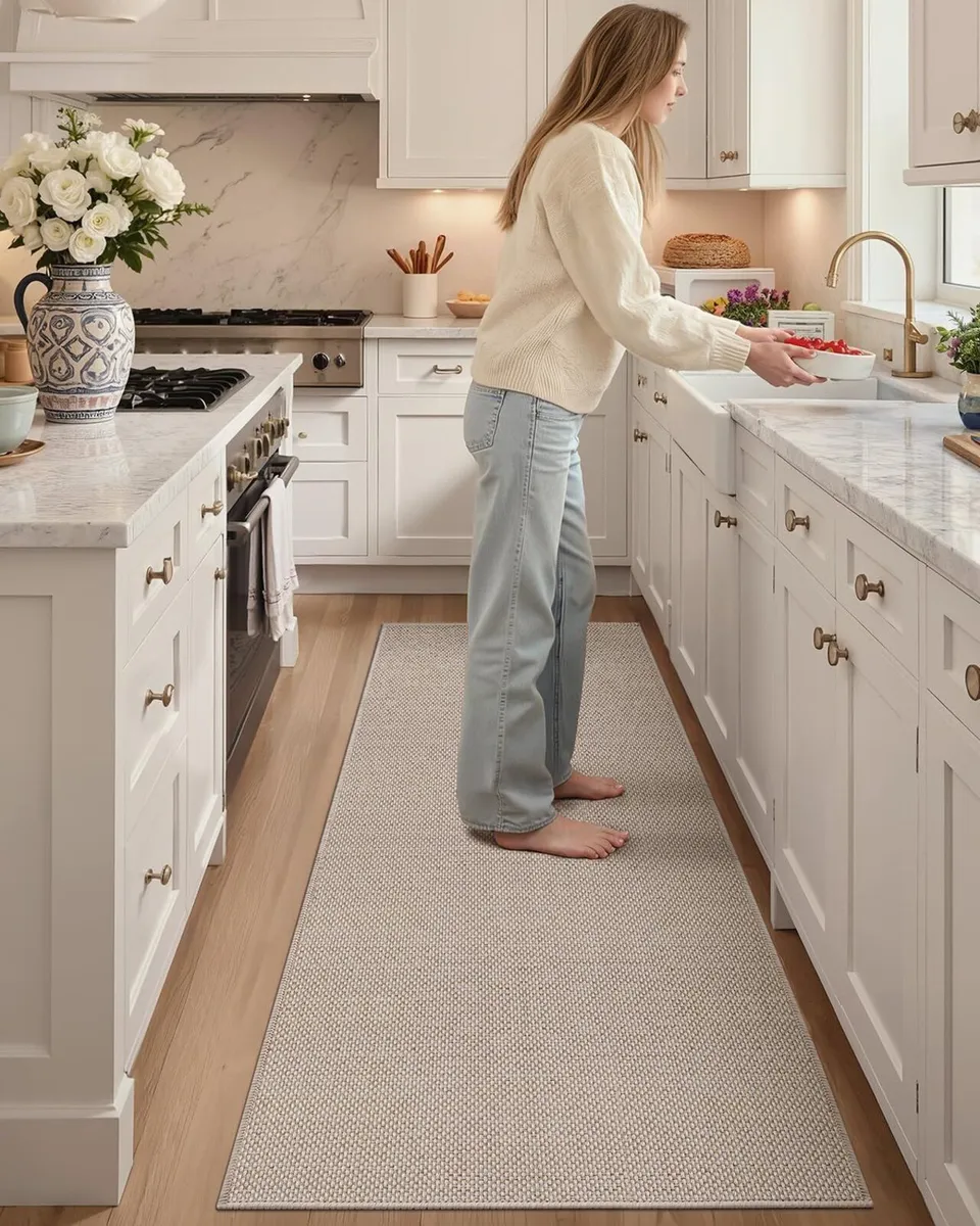 Kitchen Rugs Non Slip Washable 43x120cm+43x180cm - Image 2