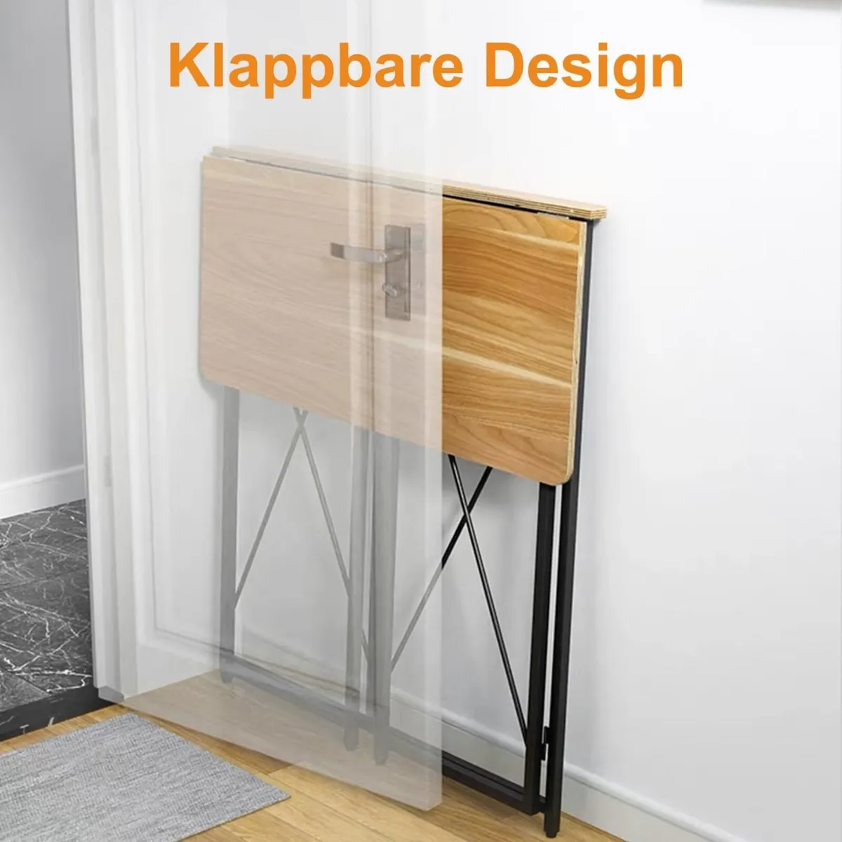 Foldable Standing Desk 80 x 40 110 cm Wood Modern - Image 3