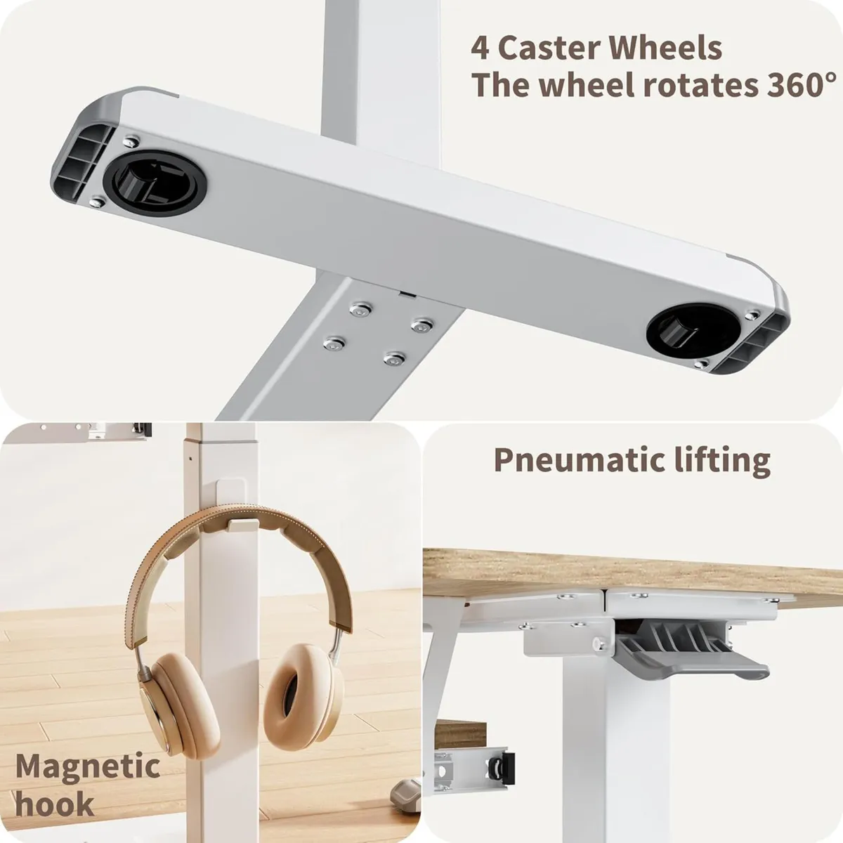 Mobile Standing Desk Upgrade Computer Workstation - Image 4