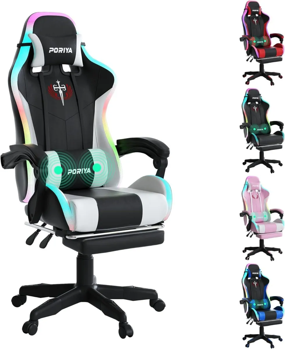 Gaming Chair with Adjustable Backrest Ergonomic - Image 1