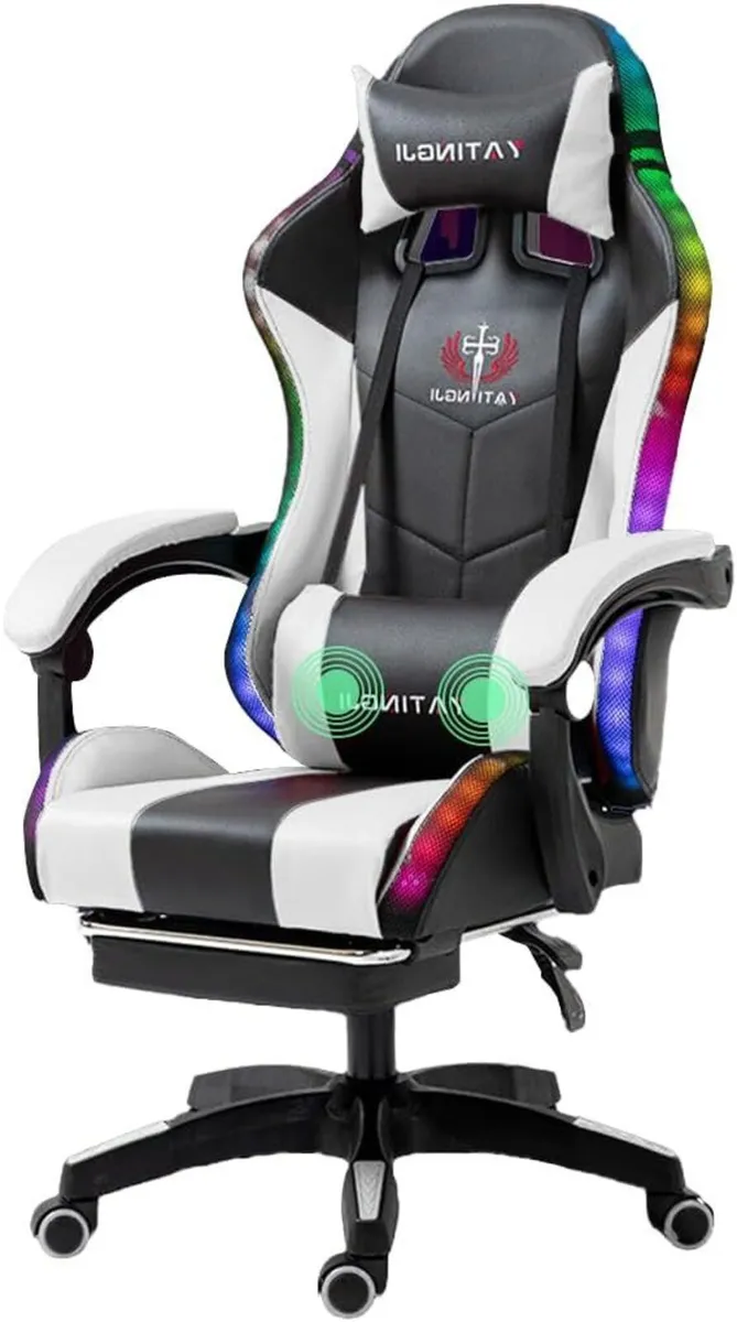 Gaming Chair with Adjustable Backrest Ergonomic - Image 4