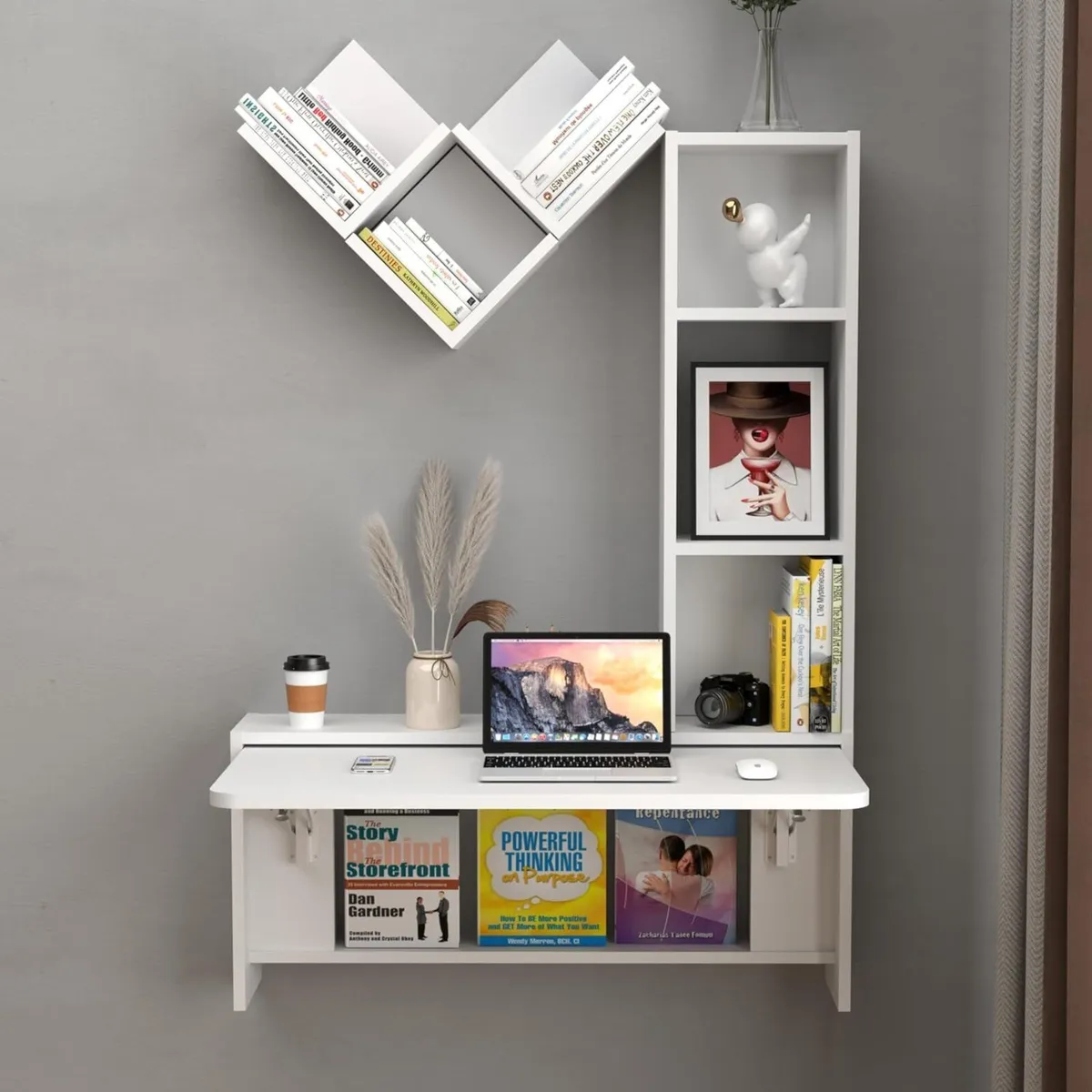 Folding Wall Mounted Drop Leaf Table Foldable - Image 1