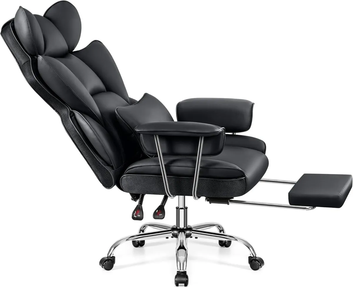 Office Chair Ergonomic Desk with Footrest Height - Image 3