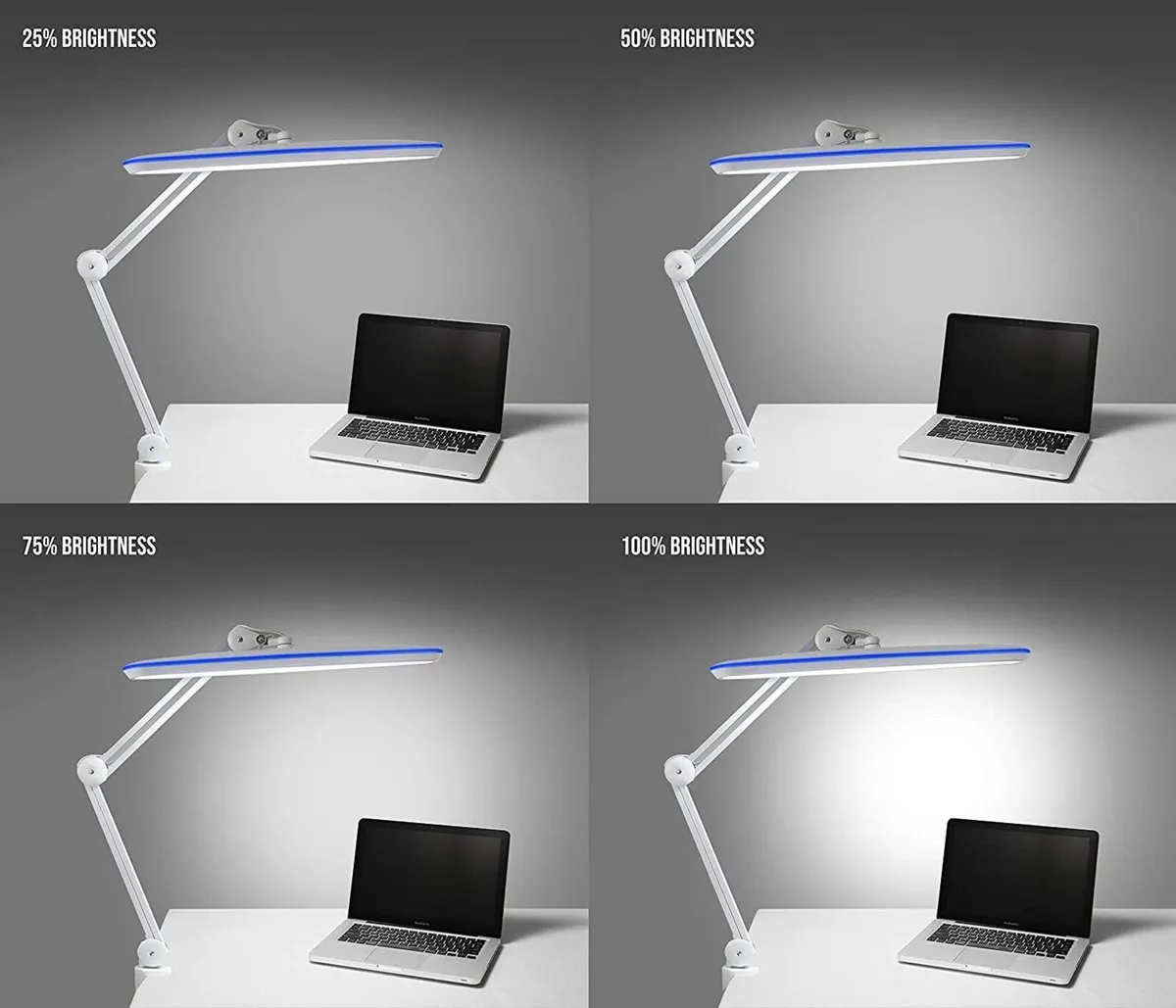 XL LED Desk Lamp with Clamp – 2 200 Lumens 58cm - Image 3