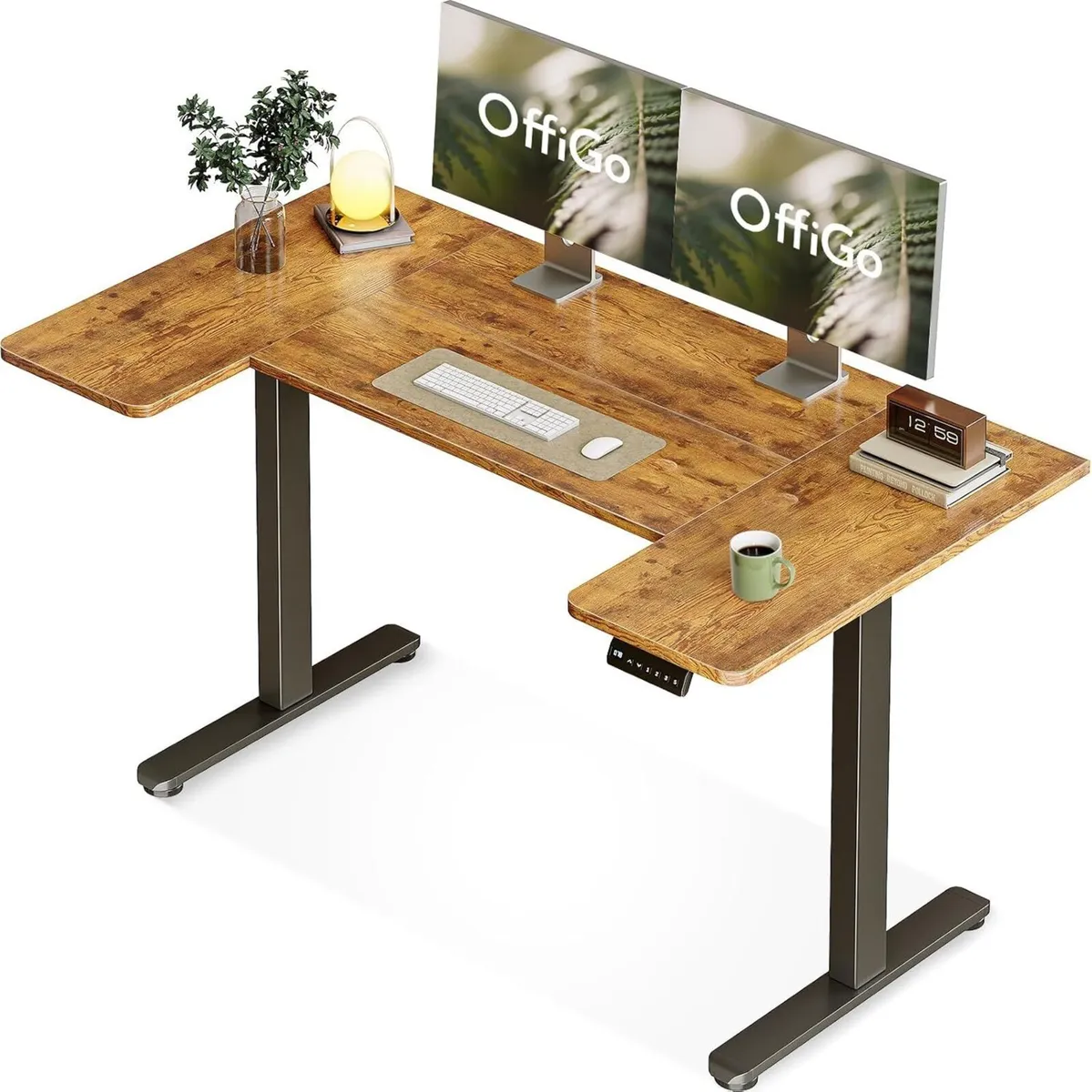 Electric Standing Desk 140cm U Shaped Height - Image 1