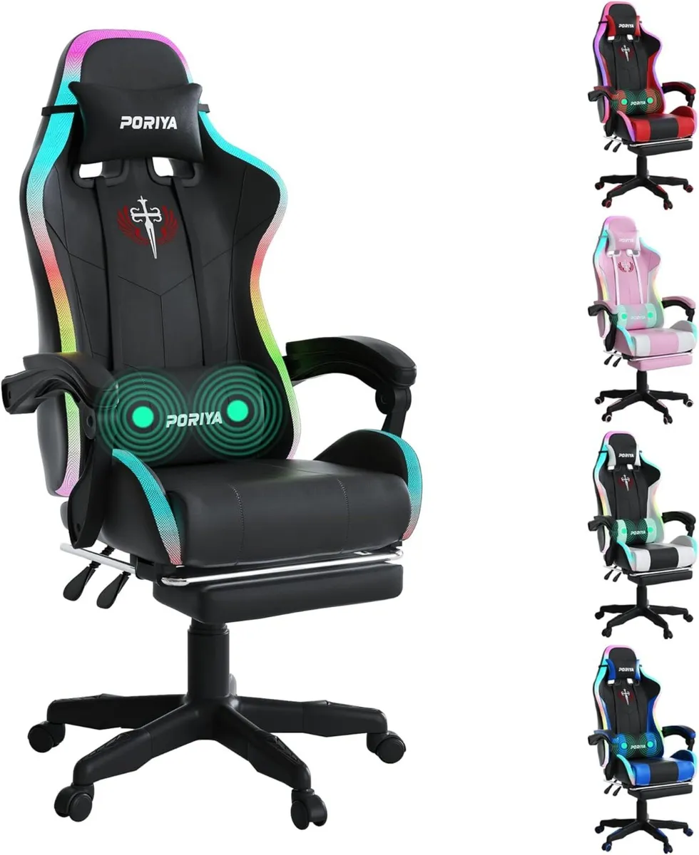 Gaming Chair with Adjustable Backrest Ergonomic - Image 1