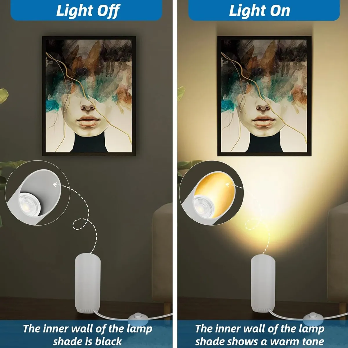LED Floor Uplighter Spot Lights Indoor with Warm - Image 3