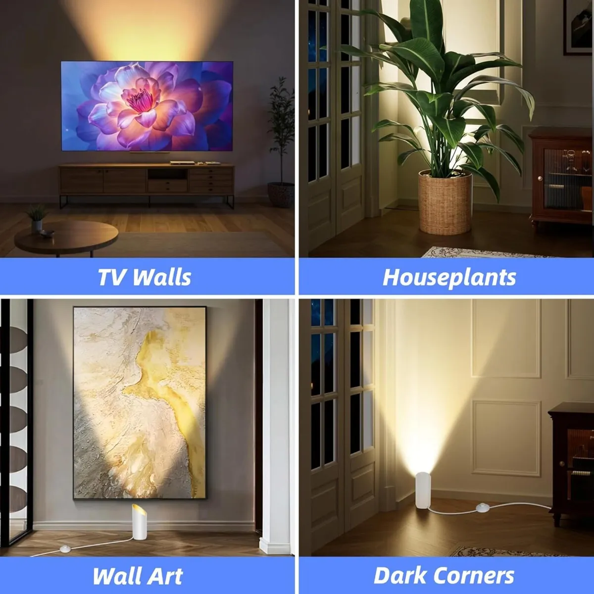 LED Floor Uplighter Spot Lights Indoor with Warm - Image 4