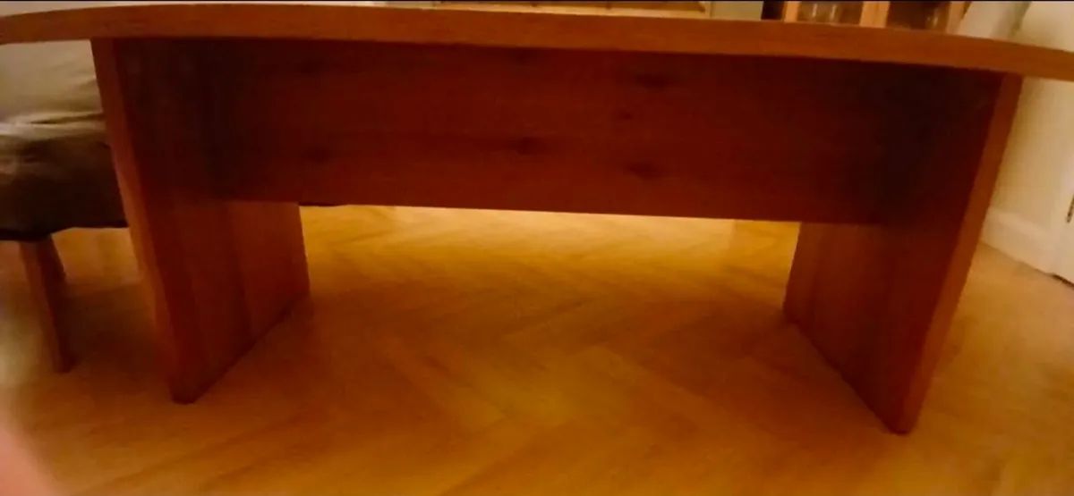 Oak dining table - Image 3
