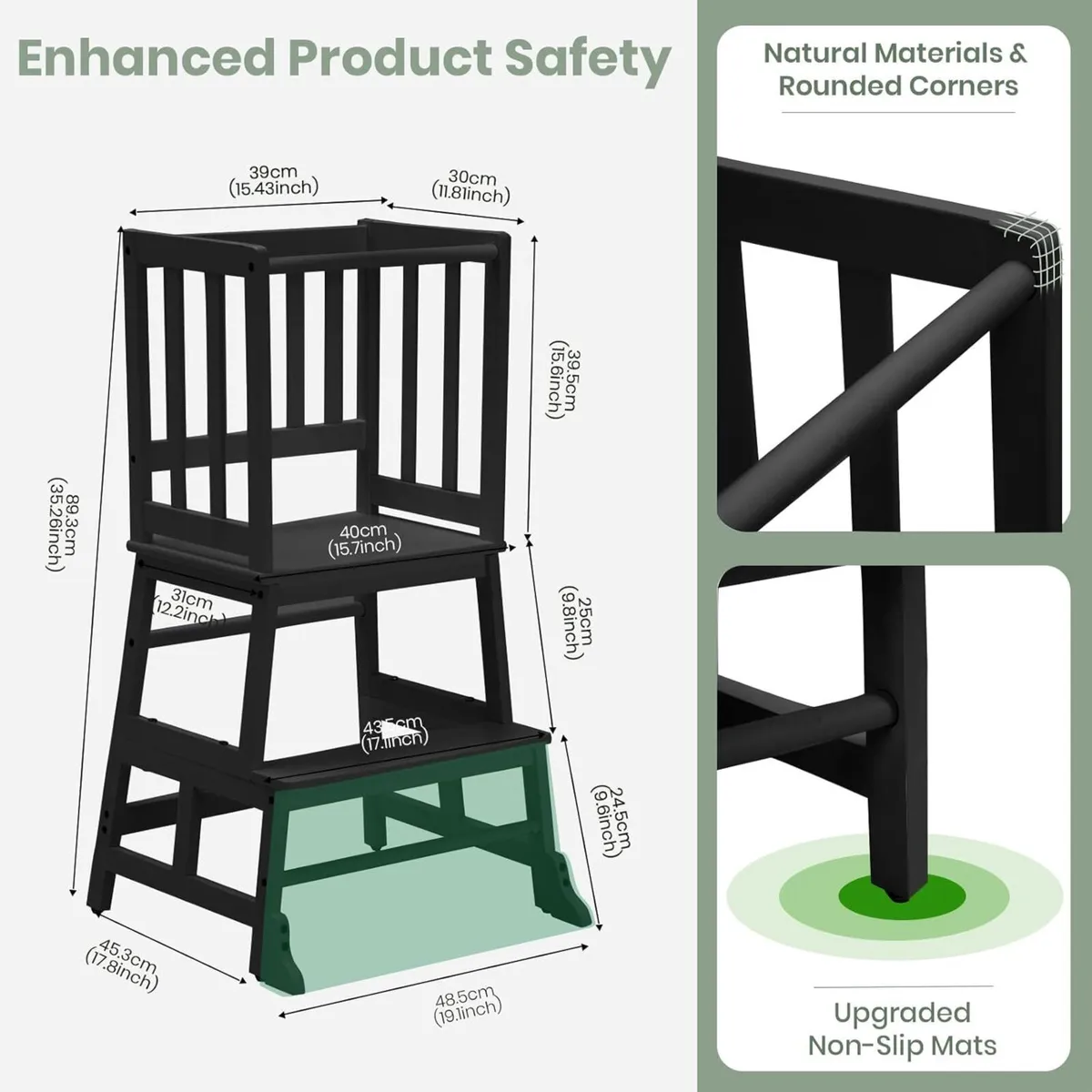 Toddler Kitchen Step Stool Tower - Nursery for - Image 2