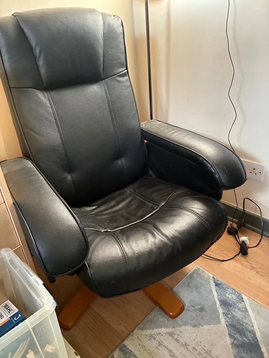 Leather armchair