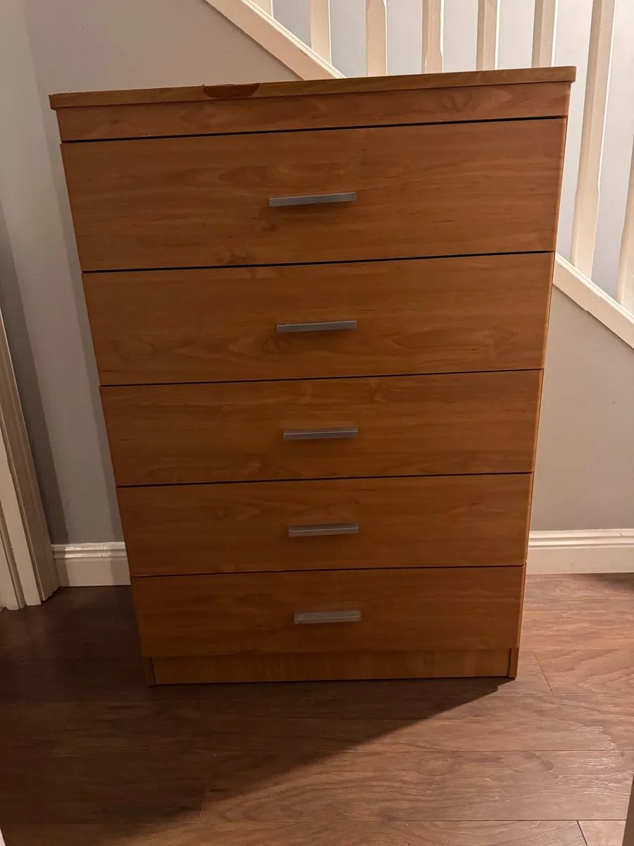 Chest of Drawers & Bedside Table - Image 1