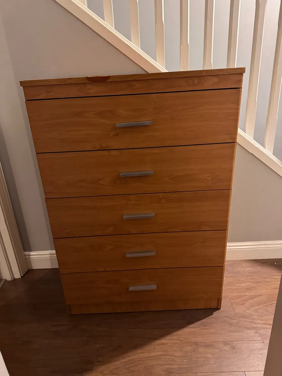 Chest of Drawers & Bedside Table - Image 3