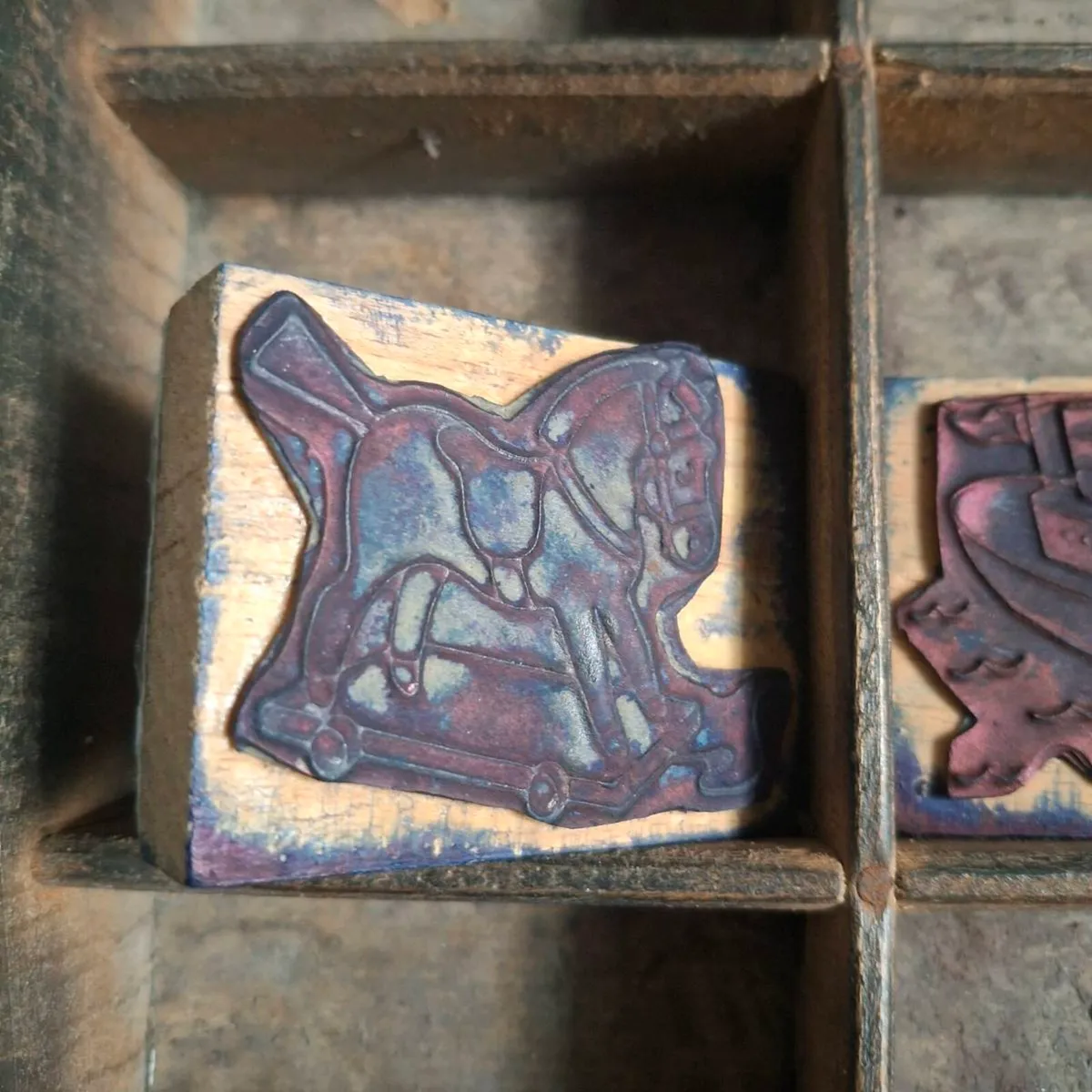 French Letterpress Printing Blocks - Image 2
