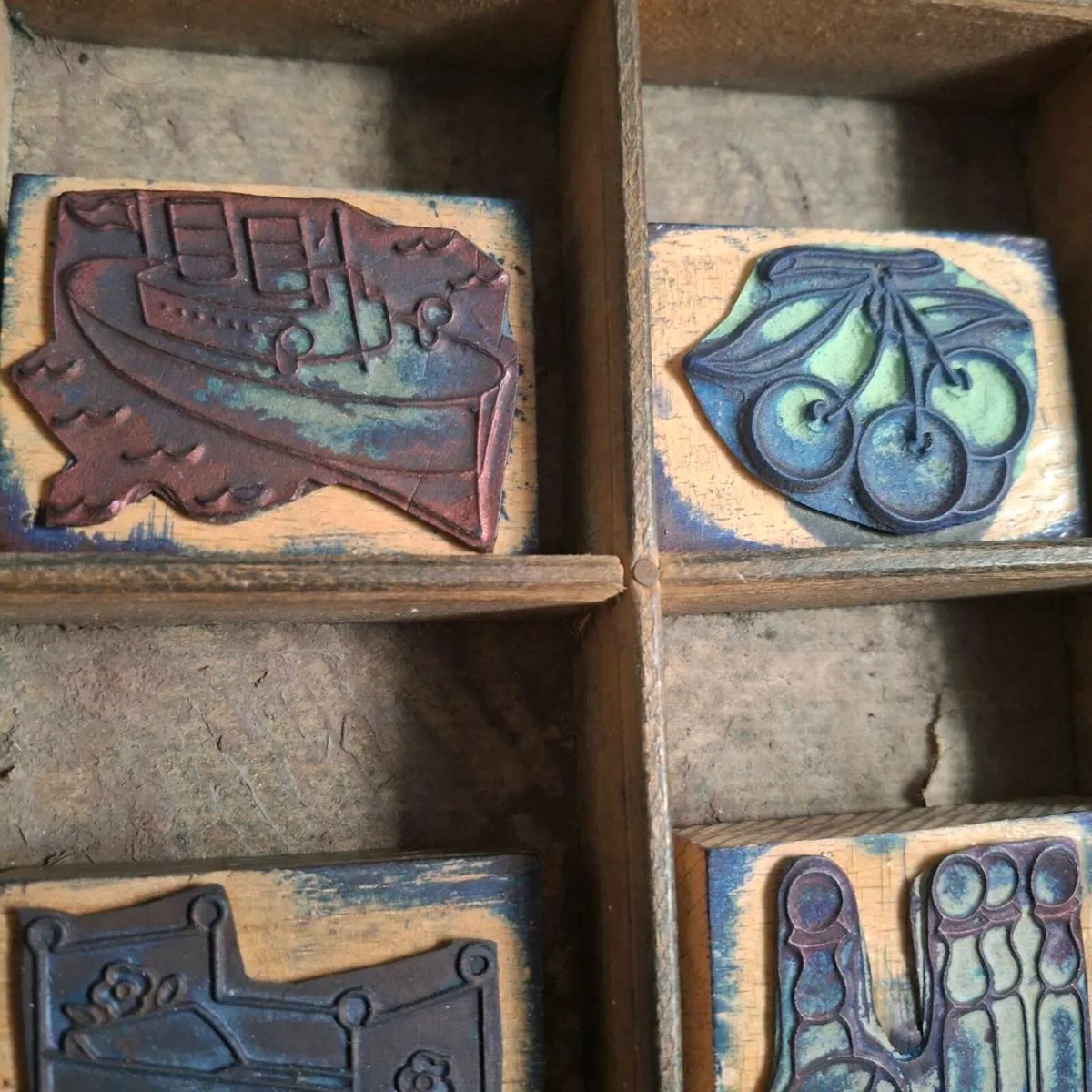 French Letterpress Printing Blocks - Image 4